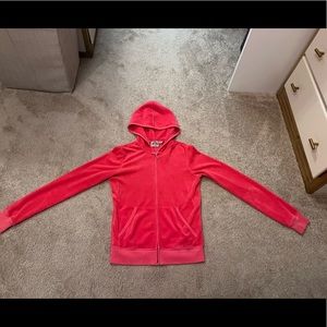 Juicy couture hot pink terry cloth jacket